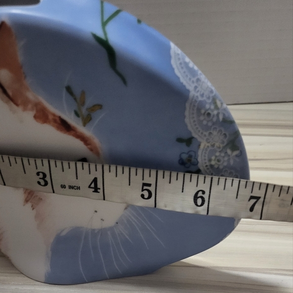 Vintage 1985 CAT FLORAL VASE PORTUGAL Minou-ettes by C. Pradalie FINE PORCELAIN - Picture 6 of 6